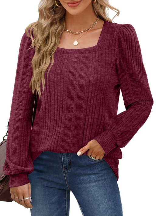 Julia – Stylish Neckline Top