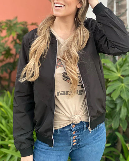 Ella - Lightweight Bomber Jacket for Women