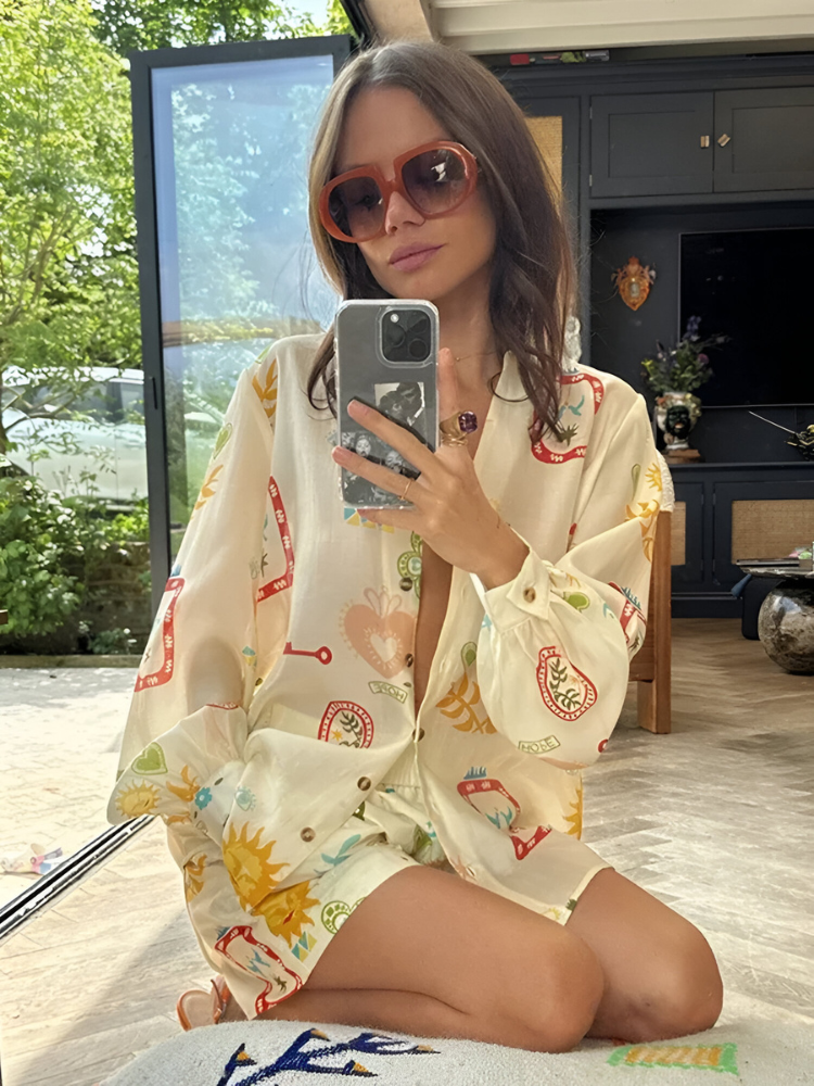 Livia – Printed Lounge Wear