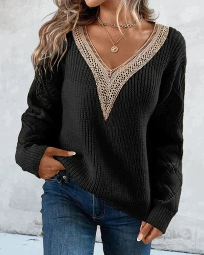 Louisa – Cozy V-Neck Sweater
