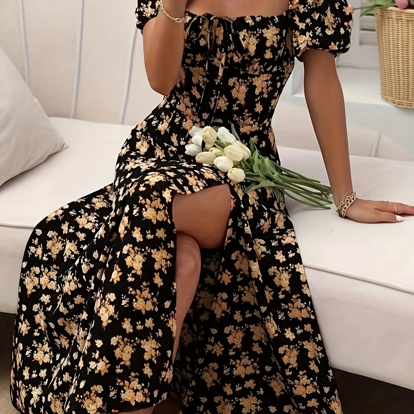 Fela – Floral Midi Dress
