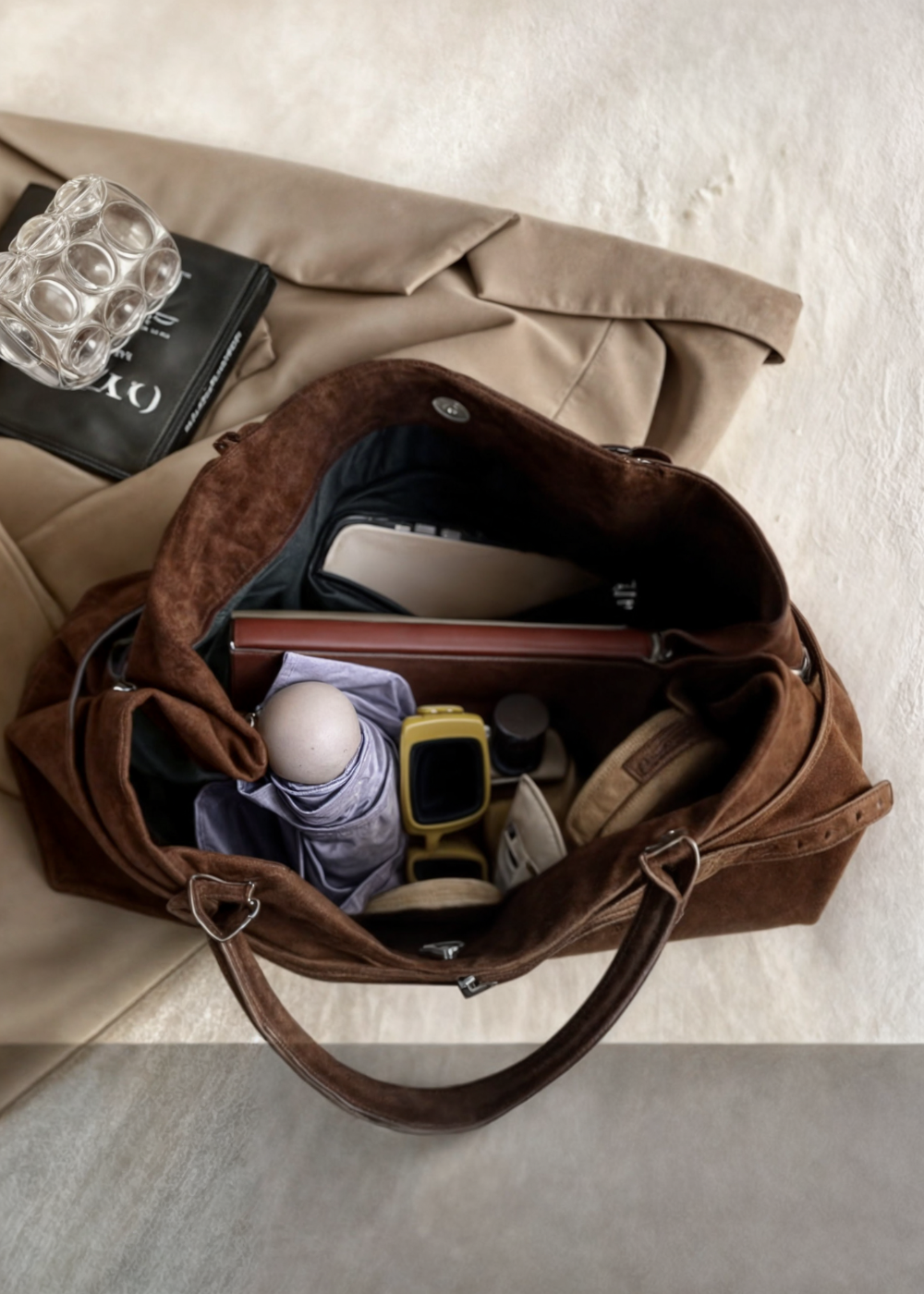 Nora – Suede Handbag