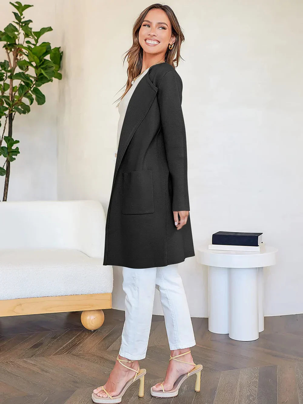 Lyla – Double Breasted Lapel Coat