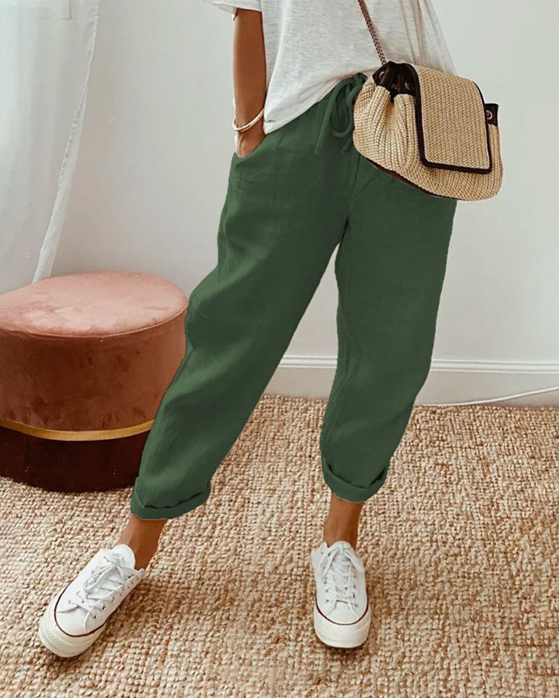 Fauna – Casual High Waist Pants