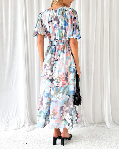 Tess – Elegant Floral Maxi Dress