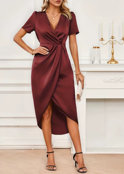 Bella – Turtle-neck Midi Dress