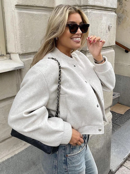 Kinsley – Trimmed Bomber Jacket