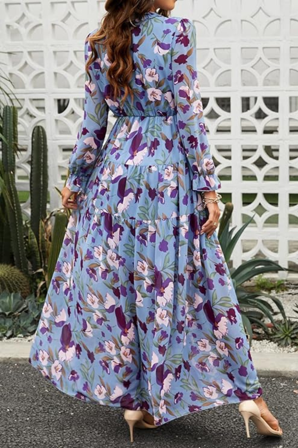 Ruby – Wild Lotus Maxi Dress