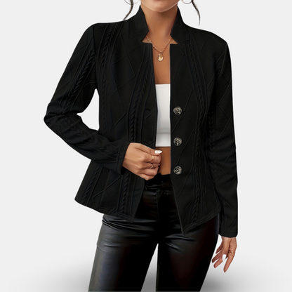Dahlia – Elegant Buttoned Blazer