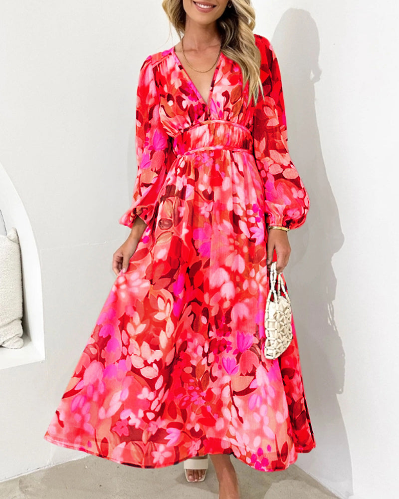 Tess – Elegant Floral Maxi Dress