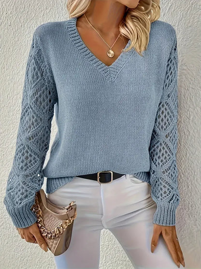 Siera – V-Neck Knitted Sweater