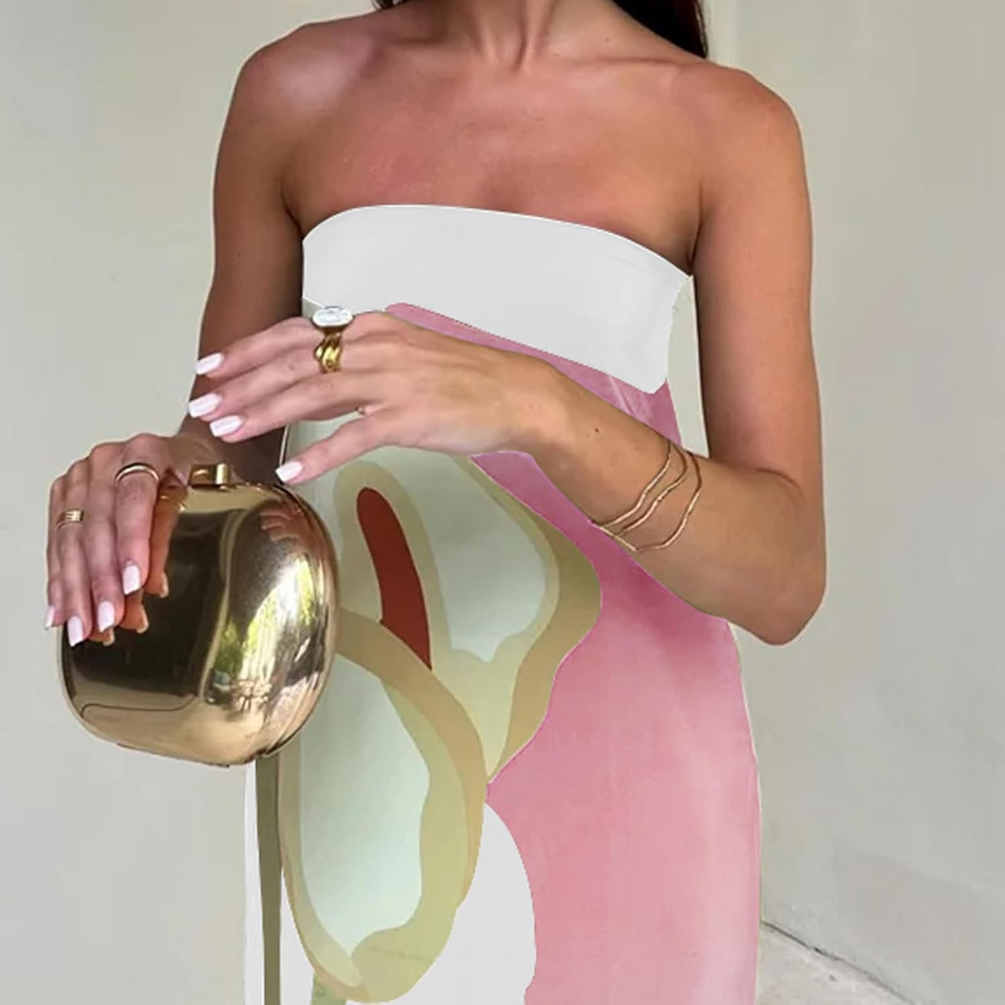 Amira – Printed Maxi Dress