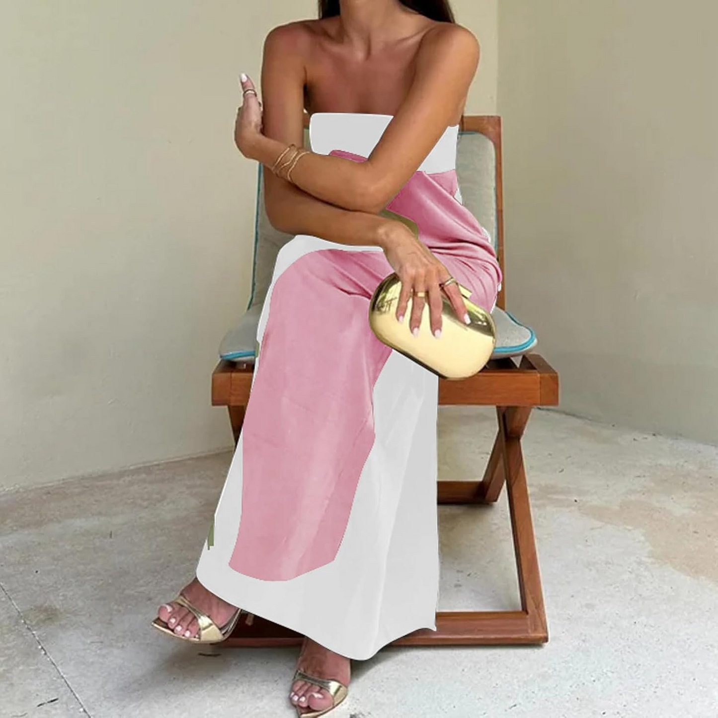 Amira – Printed Maxi Dress