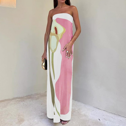 Amira – Printed Maxi Dress