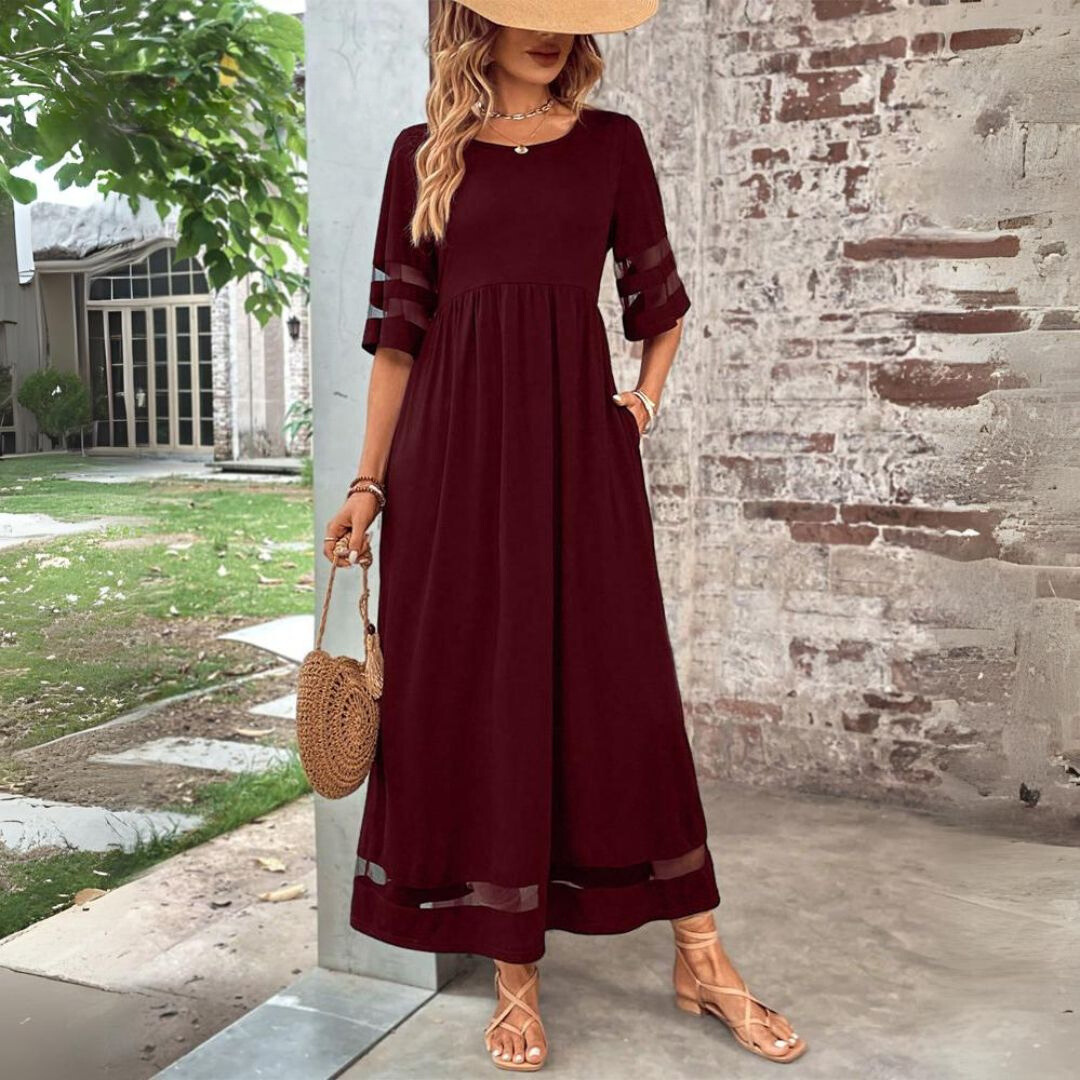 Nia – Sleeve Maxi Dress