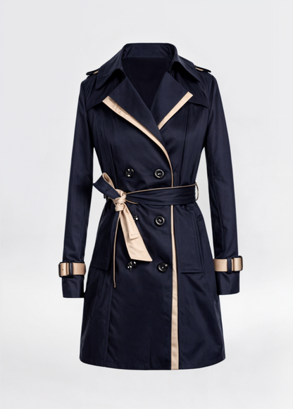 Valeria – Double-Breasted Cozy Trench