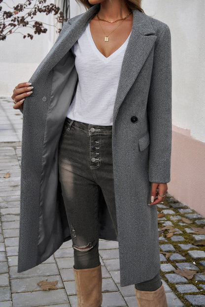 Jenna – Elegant Tailored Long Winter Coat