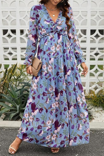 Ruby – Wild Lotus Maxi Dress