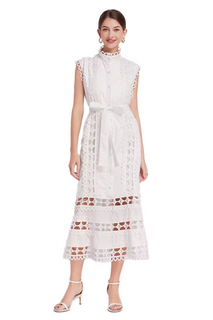 Brooke - Round Neck Flared Dress