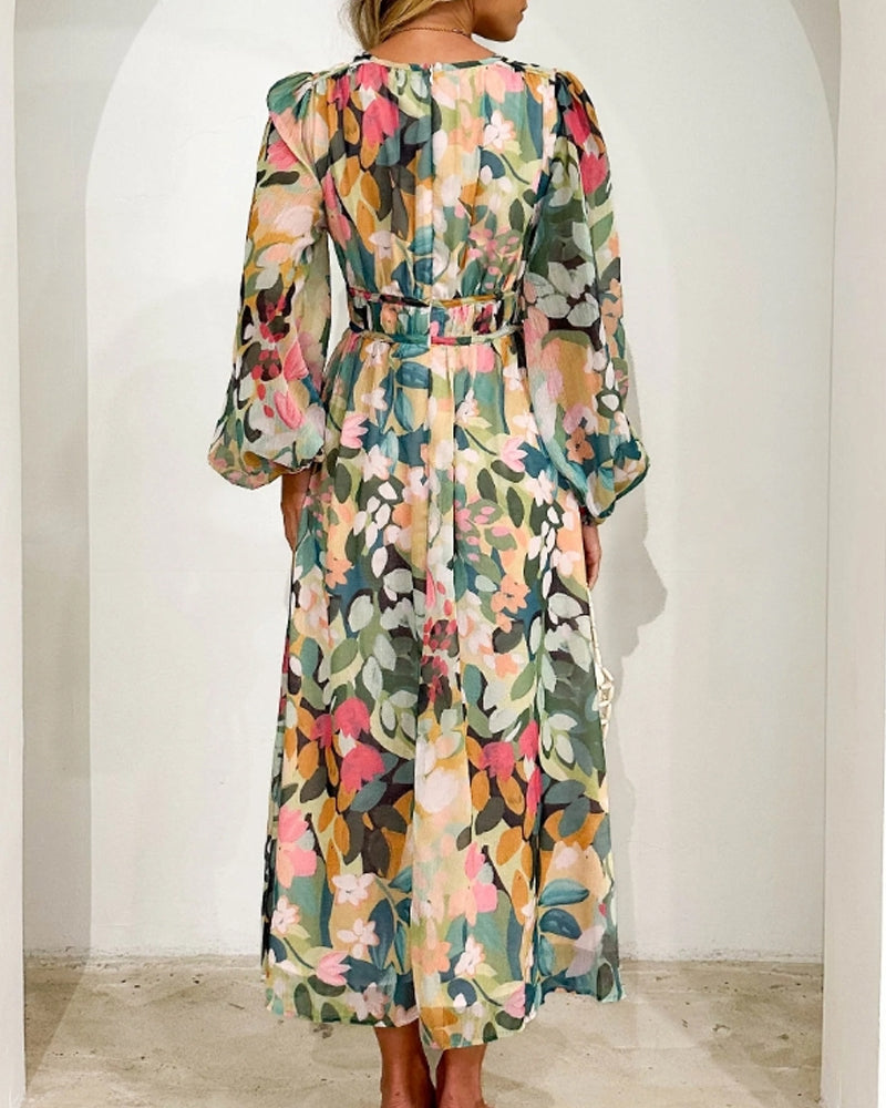 Tess – Elegant Floral Maxi Dress
