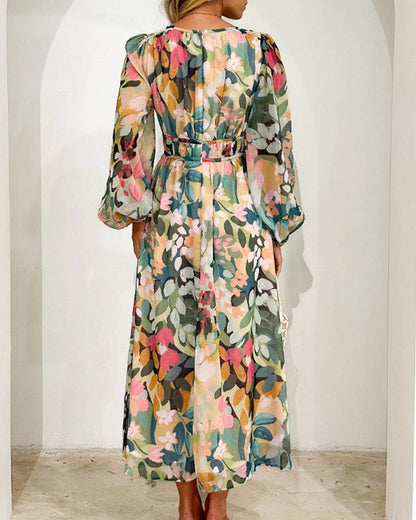 Tess – Elegant Floral Maxi Dress