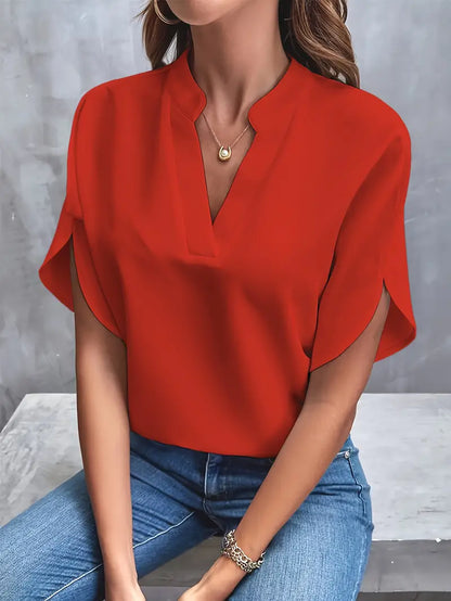 Mayra – Elegant V-Neck Blouse