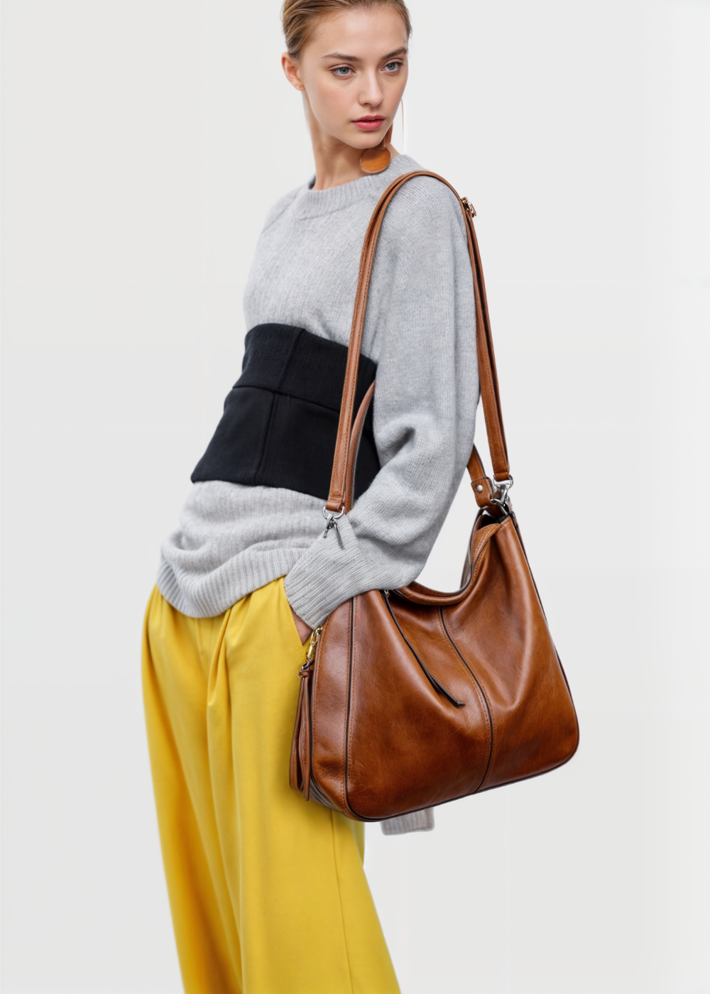Elara – Leather Tote Bag