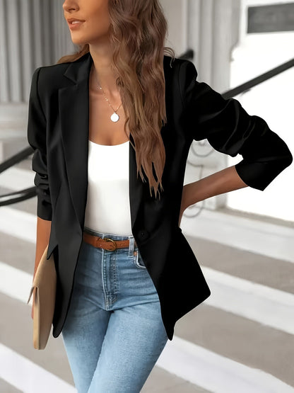 Sienna – Tailored Suede Blazer