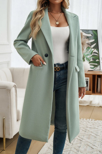 Jenna – Elegant Tailored Long Winter Coat