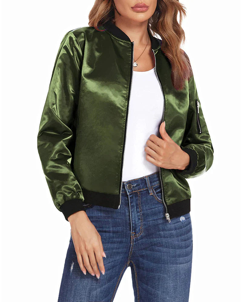Ella - Lightweight Bomber Jacket for Women