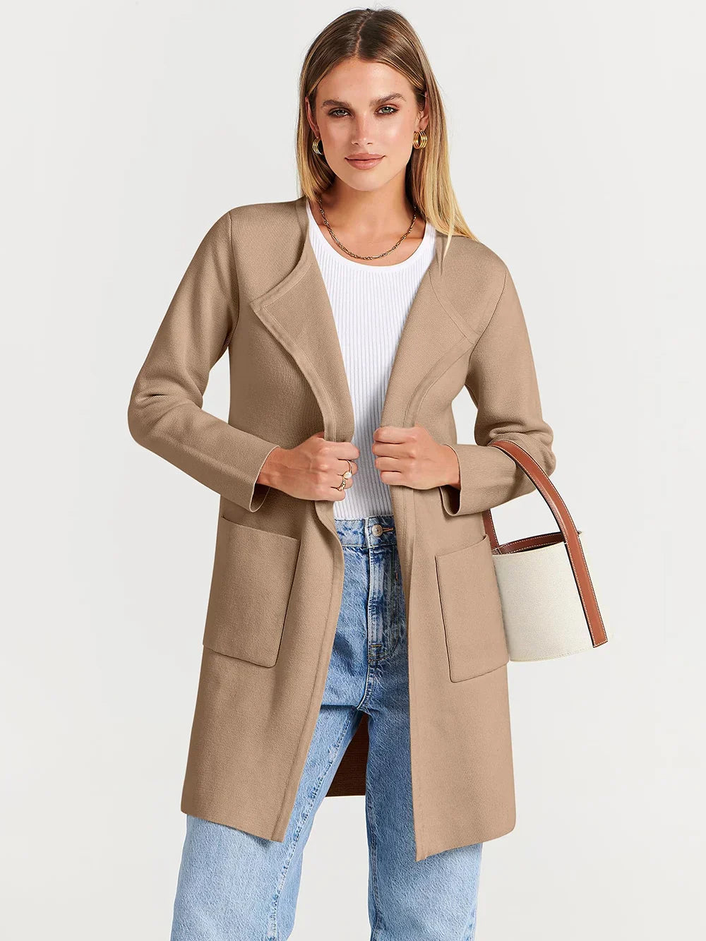 Lyla – Double Breasted Lapel Coat