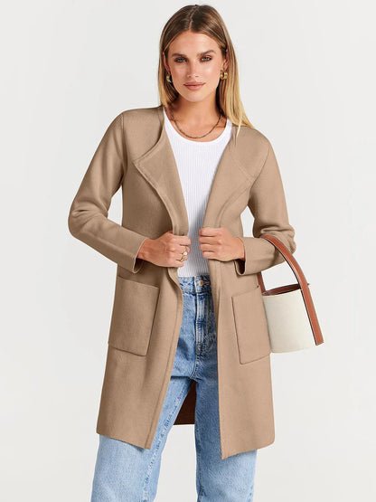 Lyla – Double Breasted Lapel Coat
