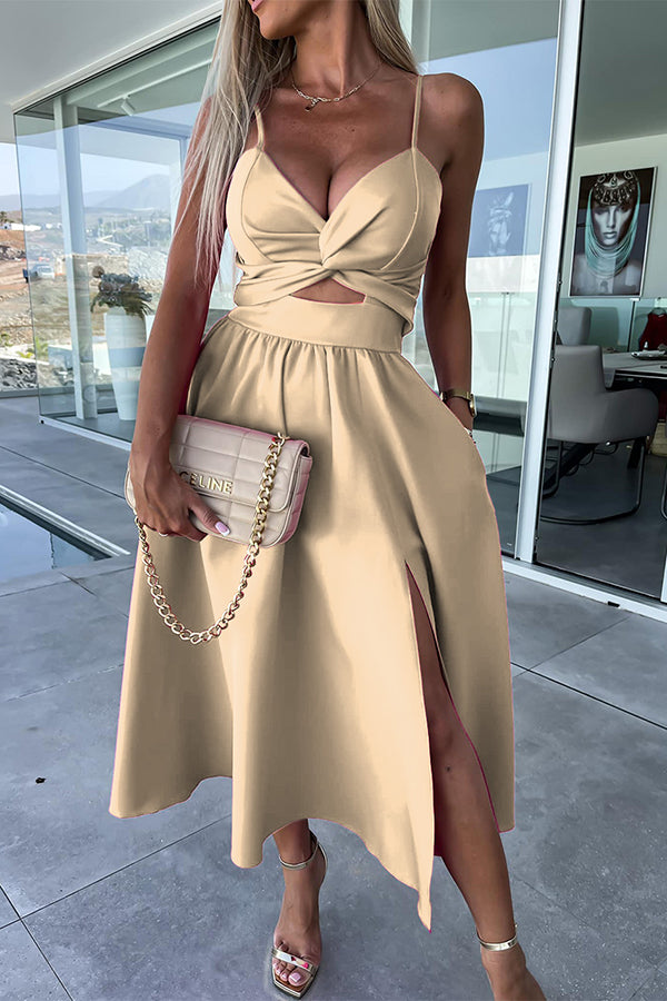 Leona – Elegant Midi Dress