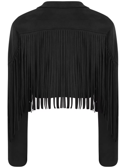 Rosalie – Brown Fringes Jacket
