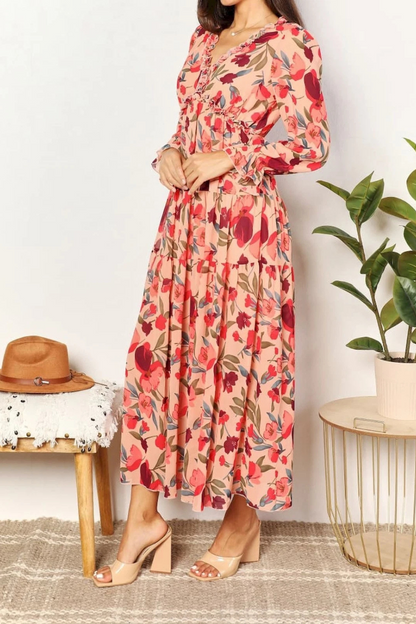 Ruby – Wild Lotus Maxi Dress