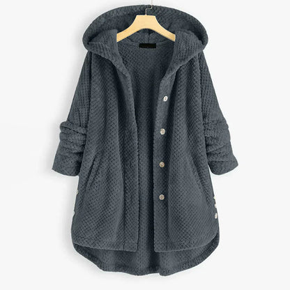 Jada - Hooded Button-Up Coat