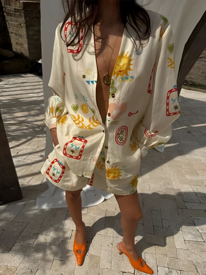 Livia – Printed Lounge Wear