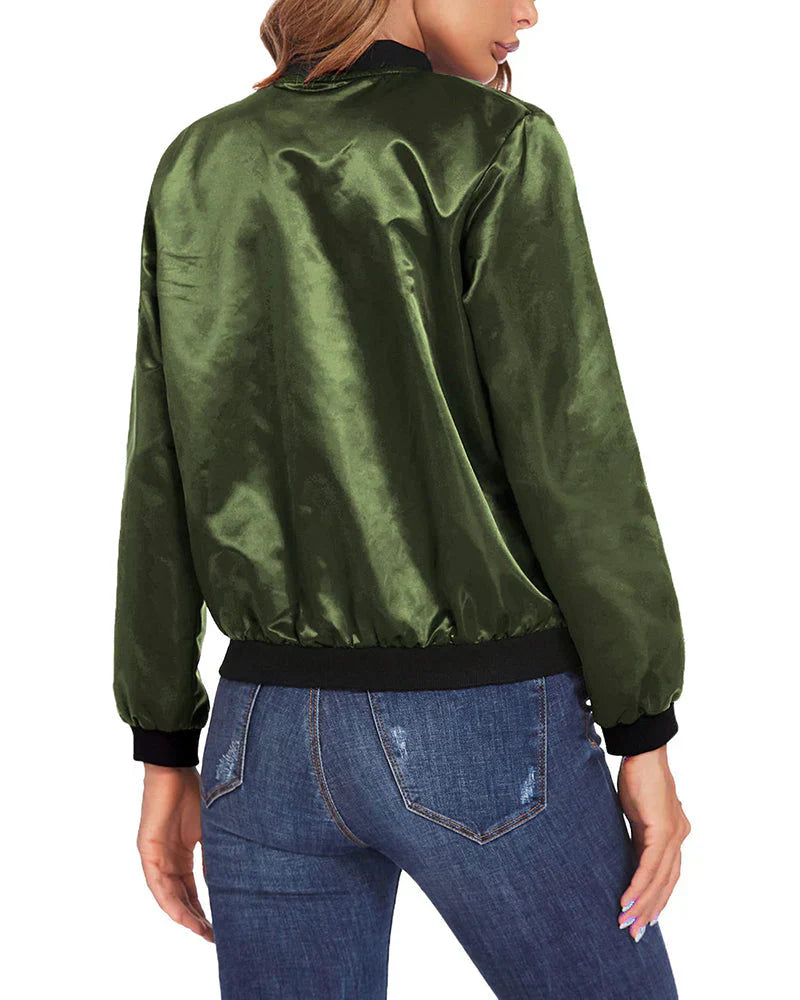 Ella - Lightweight Bomber Jacket for Women