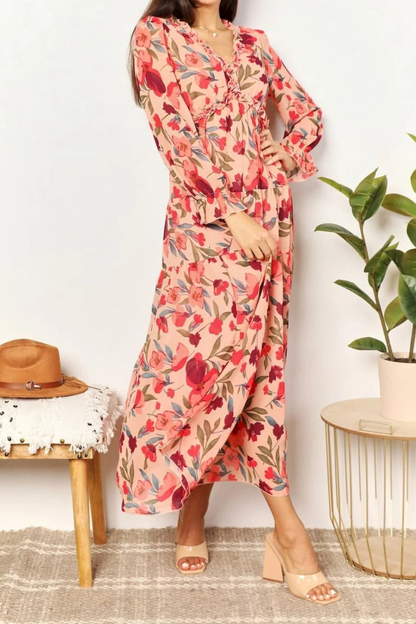 Ruby – Wild Lotus Maxi Dress