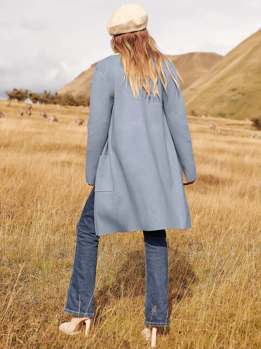 Lyla – Double Breasted Lapel Coat