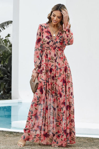 Ruby – Wild Lotus Maxi Dress