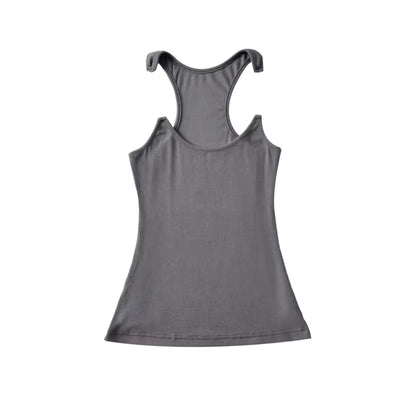 Phoebe – Invisible Strap Ribbed Tank Top