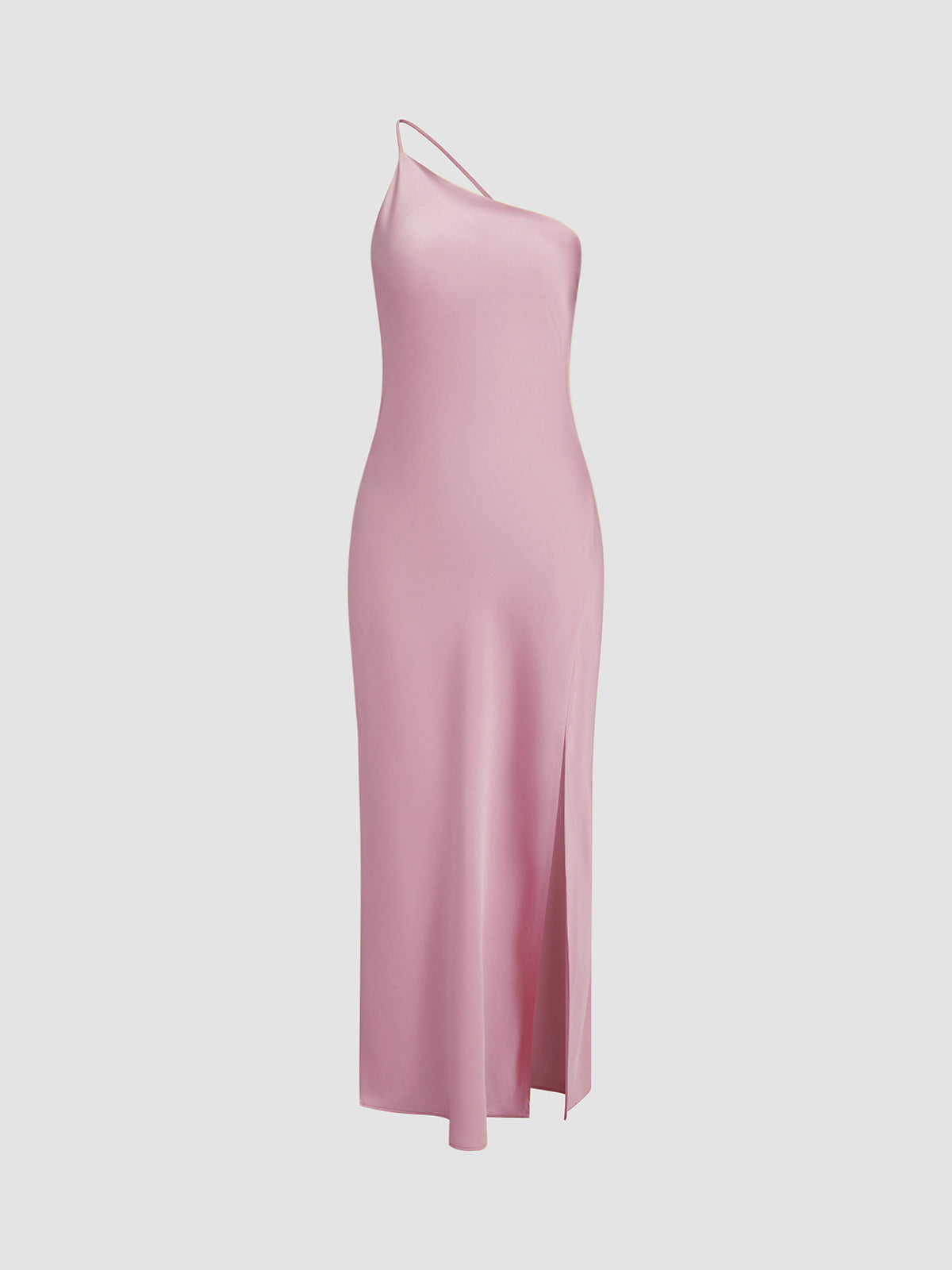 Jolie – Open Back Satin Maxi Dress