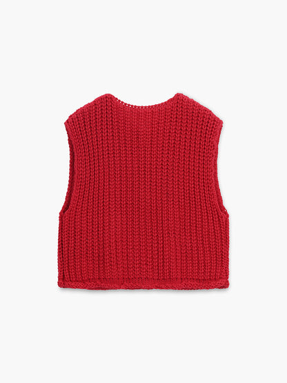 Marlen – Button-Down Knit Vest