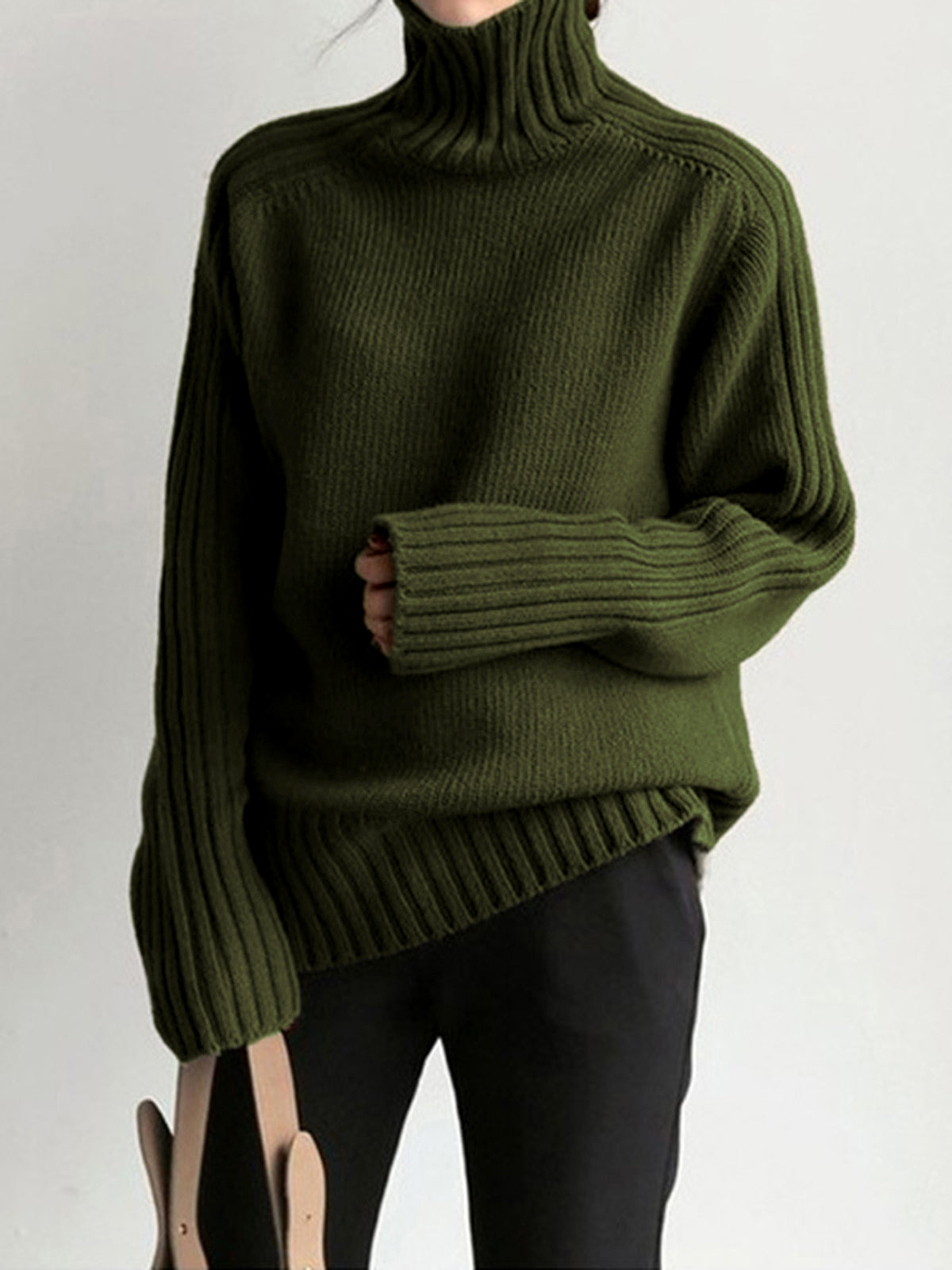 Naima – Classic High Neck Sweater