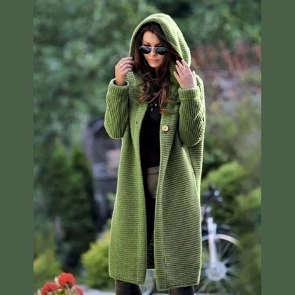 Quinlan – Cozy Hooded Knitted Cardigan