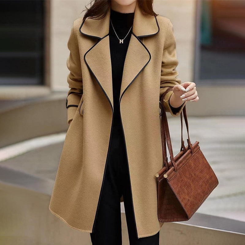 Leila – Classic Wool Trench Coat