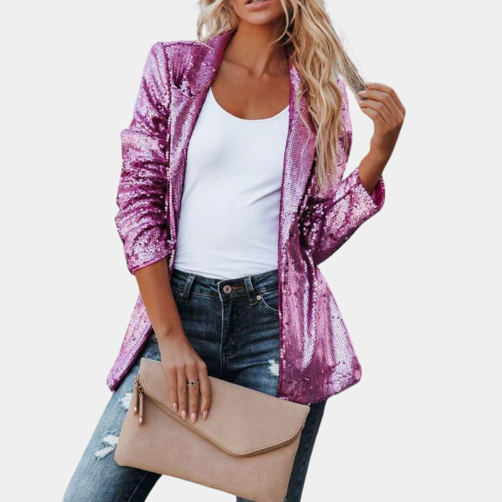 Aurora – Sparkling Sequin Blazer