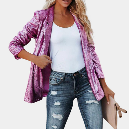 Aurora – Sparkling Sequin Blazer