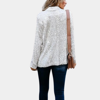 Aurora – Sparkling Sequin Blazer